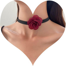 Nero Velluto Fiore Collana