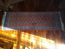 Tappeto Persiano usato Rosso e Blu 307 cm. x 100 cm.