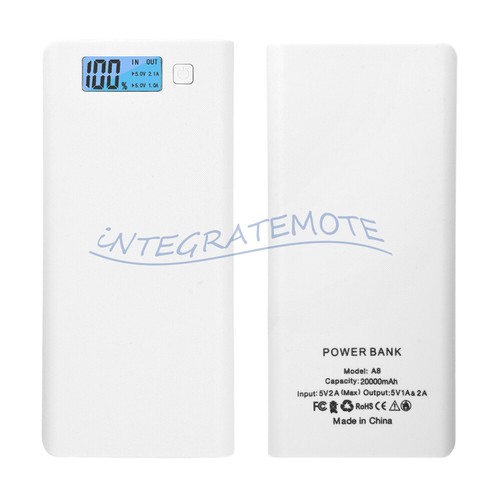 Battery box 18650 - 8*18650, lcd