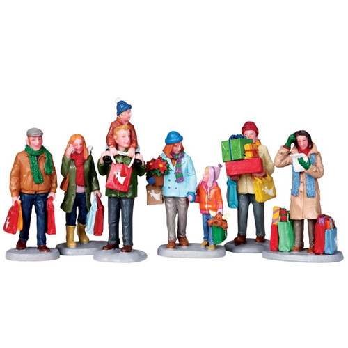 Holiday shoppers set 6 - shoppers, of