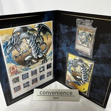 Yu-Gi-Oh! Set di francobolli 25° anniversario Blue-Eyes White Dragon Ukiyoe...