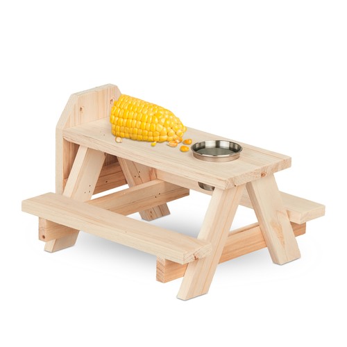 Tavolino mangiatoia per