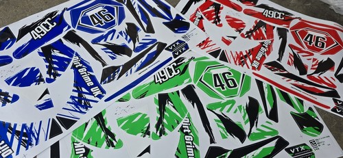 Adesivi racing mini moto - adesivi, gp