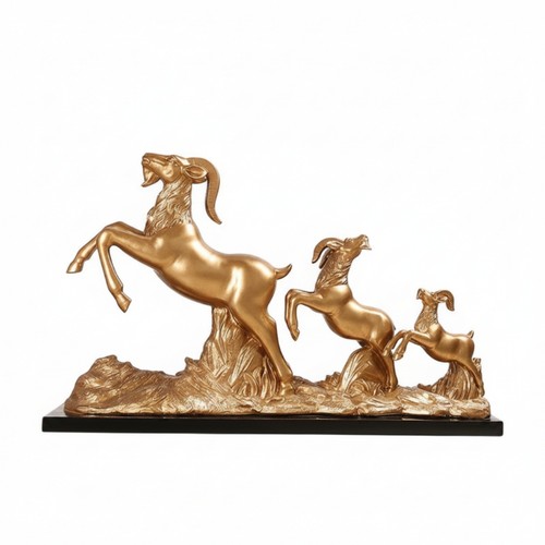 Scultura con cervi - scultura,