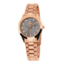 Orologio Donna HOOPS LUXURY DAY DATE 2620L-RG01 Bracciale Acciaio Rosè Grigio