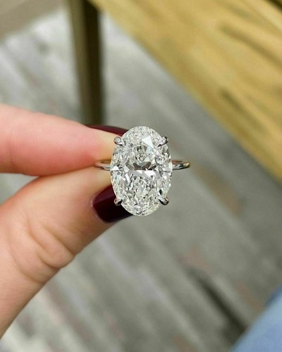Solitaire 00ct oval - oval, diamond