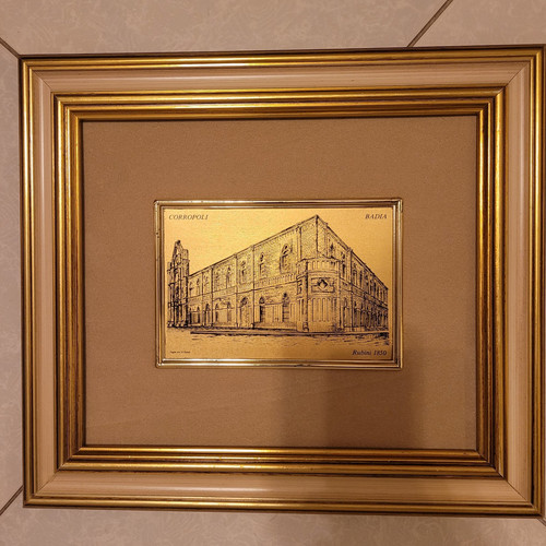 Quadro foglia oro 22k - quadro,