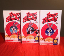 VHS/VIDEOCASSETTE BUGS BUNNY CLASSICS LOONEY TUNES VOL 1-2-3  WARNER GLI SCUDI 