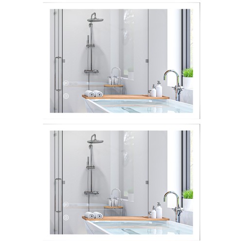 Kleankin specchio bagno con - bagno,
