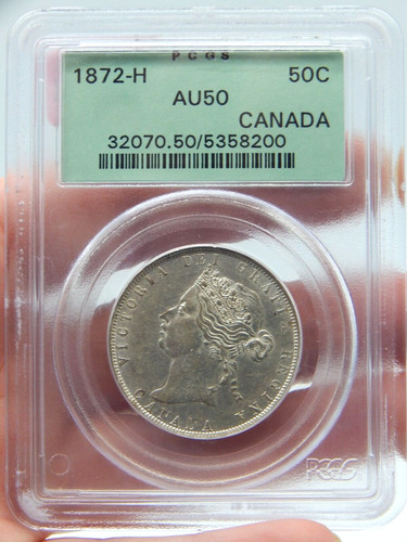 1872 canada mezzo dollaro - mezzo,