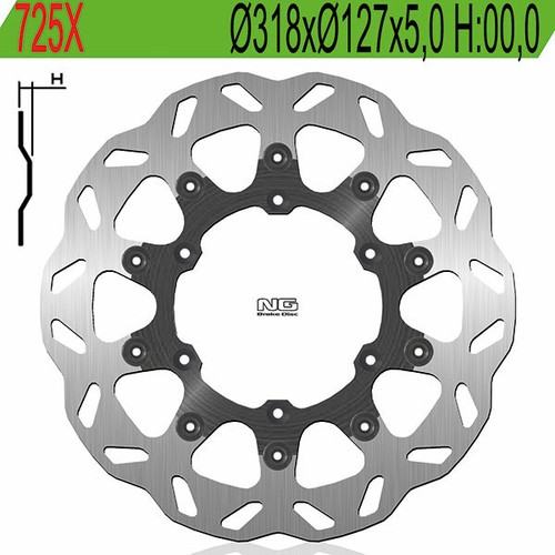 Disco freno anteriore 725x - anteriore,