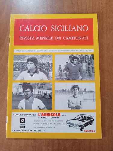 Calcio siciliano 1977 - siciliano, 3/1977