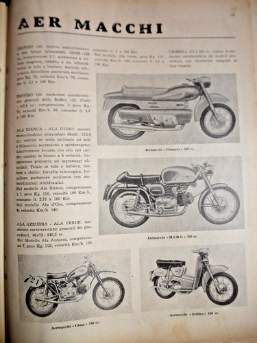 Articolo moto aer - aer, macchi
