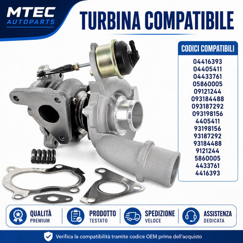 Turbina turbocompressore mtec - turbocompressore,