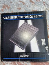 Segreteria Telefonica con Microcassetta MASTER HQ220  MAI APERTA come nuova