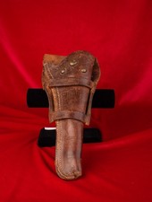 Antica fondina doppio anello Merwin e Bray, Old West Cowboy da collezione, 1800