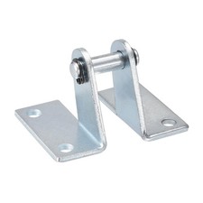 Air cylinder rod fork mounting