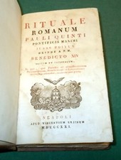 1821 RITUALE ROMANUM Pelle-leather cornici dorate (Pocket) ediz. NEAPOLI