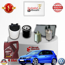 KIT TAGLIANDO FILTRI + OLIO VW GOLF VI 1.6 BiFuel 75KW 102CV DAL 2010 ->