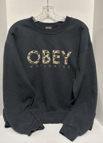 Felpa obey worldwide - worldwide, con