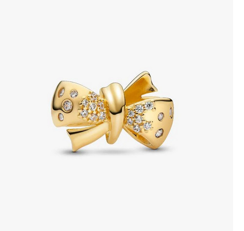 Pandora 763442c01 charm - pandora, fiocco