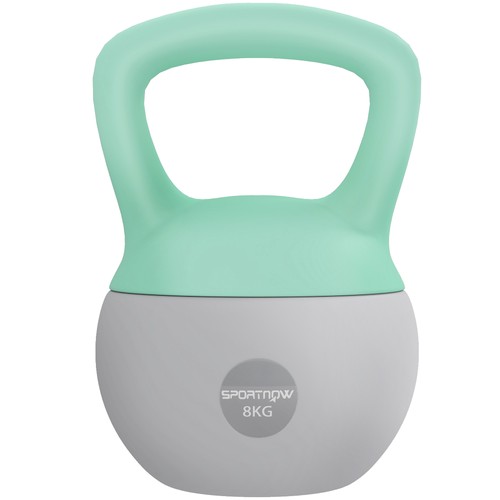 Sportnow 8kg kettlebell con - 8kg,