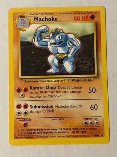 Pokémon tcg 1999 - wotc, 34/102