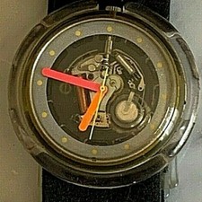 Orologio da donna  anni 80 -90 modello POP Swatch. con ingranaggi a vista..