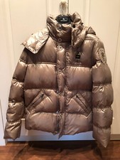 Piumino Blauer Beige Oro