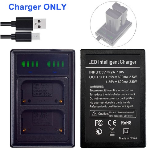 Caricabatteria led per sony - caricabatteria,
