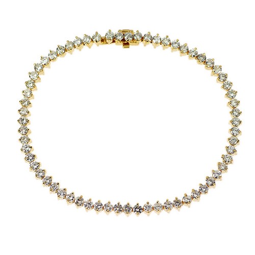 Bracciale tennis con diamanti