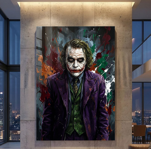 Arte joker colorata quadro - arte,