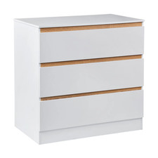 WOLTU 80X78X48 Cm Cassettiera Con 3 Cassetti Credenza Armadietto Portaoggetti Co