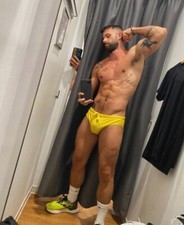 Slip da bagno uomo sexy giallo