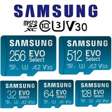 Scheda di Memoria Micro SD SDXC Class 10 Samsung EVO Select 32 64 128 256 512 GB
