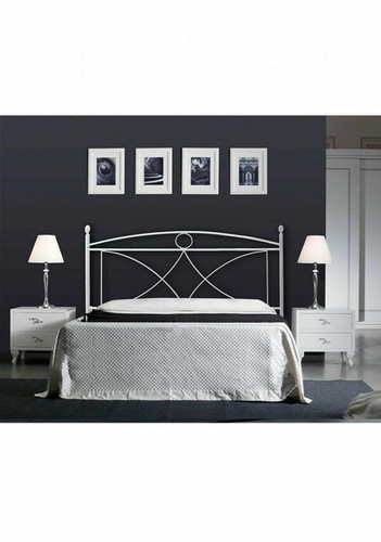 Letto matrimoniale bianco - bianco, in