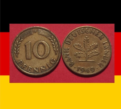 Pfennig 1949 banca dei - 1949, f