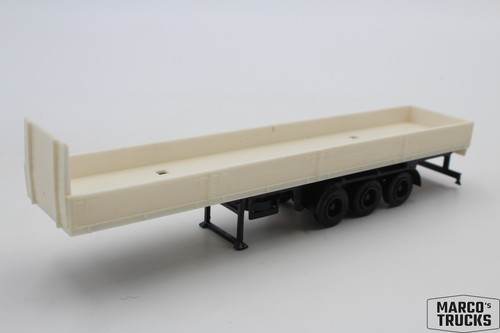Herpa axle flatbed trailer - herpa,