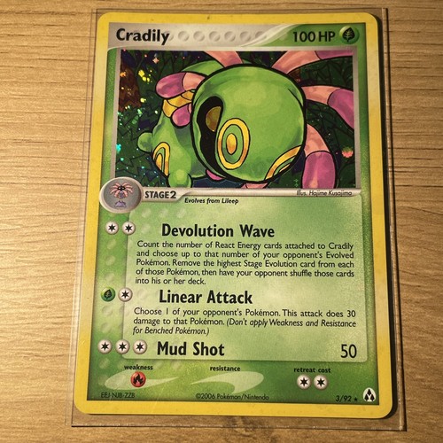 Pokemon cradily holo raro - pokemon,