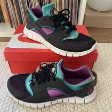Nike Huarache Free Rare Deadstock Nero Magenta Turchese Air Max 90 97 1 Jordan
