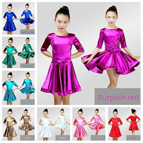 Ragazze raso danza abito - ragazze,