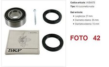 VKBA678 KIT CUSCINETTI RUOTA ANTERIORE CITROEN 2CV DYANE MEHARI