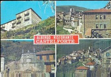 al126 cartolina polino albergo ristorante castelforte provincia di terni