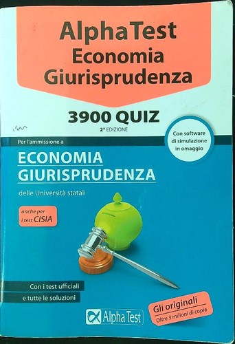 Alpha test economia - test.,