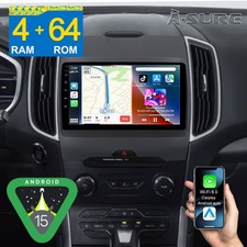 64G per Ford Edge 2016-2020 S-Max MK2 2015-2022 autoradio Android 15 Carplay GPS