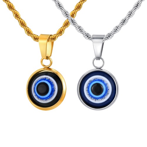 Collane uomo occhio blu