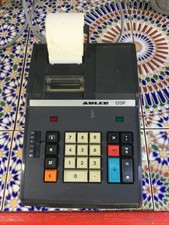 ANTICA CALCOLATRICE ELETTRO MECCANICA CON STAMPANTE A RULLO ADLER 120 P