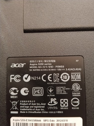Acer aspire 5250 - acer,