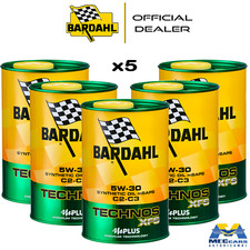 5 LT BARDAHL TECHNOS XFS 5W30 C2 C3 OLIO MOTORE SINTETICO MB 229.52 BMW LL04 RN