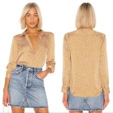 Equipment Femme Leema camicia manica lunga floreale con bottoni e taschino taglia XS